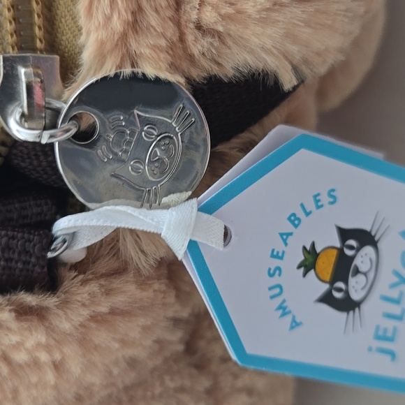 Jellycat Croissant Bag Soft and Plush 6x11" NWT - Picture 7 of 8